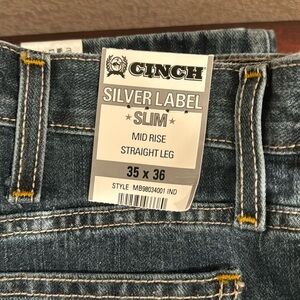 Cinch Silver Label Slim Fit 35x36